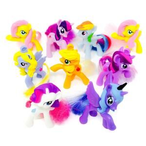 My Little Pony Mcdonalds G4 Lot Princess Luna Lily Blossom Rarity Fluttershy Etc